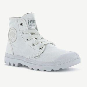 Palladium Pampa Hi White Canvas Sneaker - Size 8 Womens